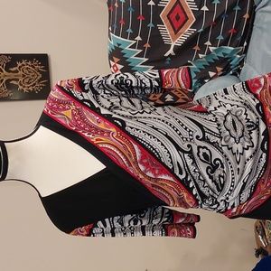 Joseph Ribkoff  Womens crossover top size 14